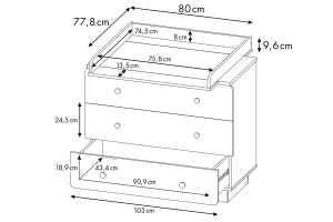 Второе фото. Комод Ameli
