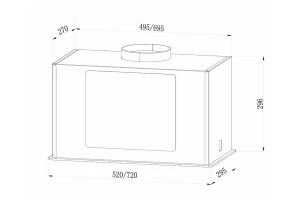 Второе фото. Вытяжка LEX GS BLOC G 600