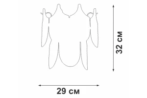 Второе фото. Светильник настенный V5813-8/1A