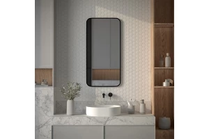 Второе фото. Зеркало с LED-подсветкой Aura