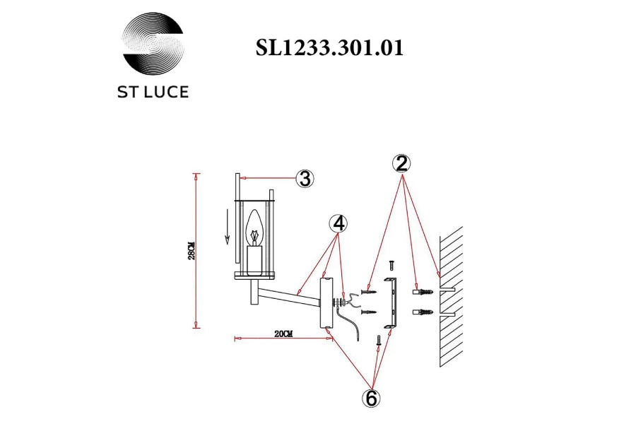 Бра ST LUCE Bitonto (изображение №4)