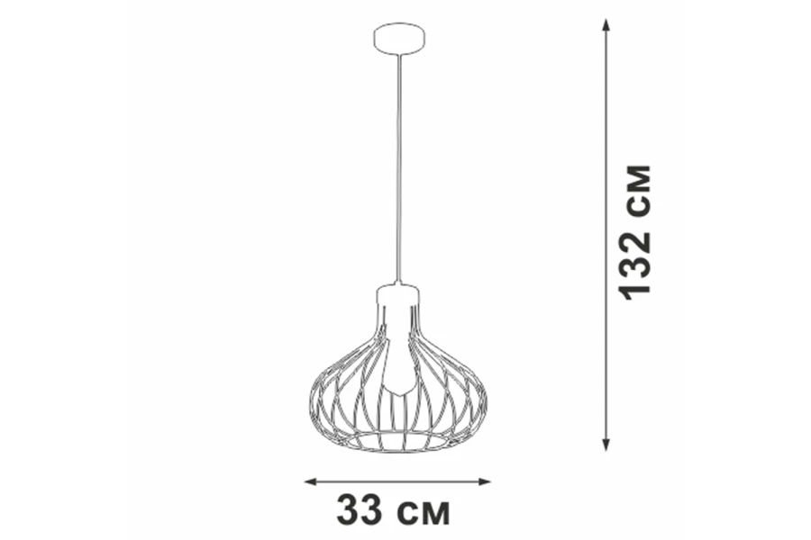 Светильник подвесной V2851-1/1S (изображение №5)