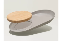 Тарелка с доской BergHOFF Leo