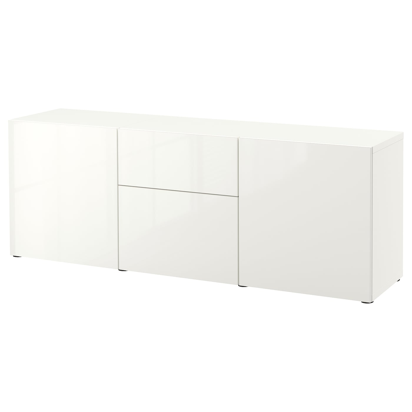 Комбинация для хранения - BESTÅ/ BESTА IKEA/ БЕСТА/БЕСТО ИКЕА, 180х65 см, белый
