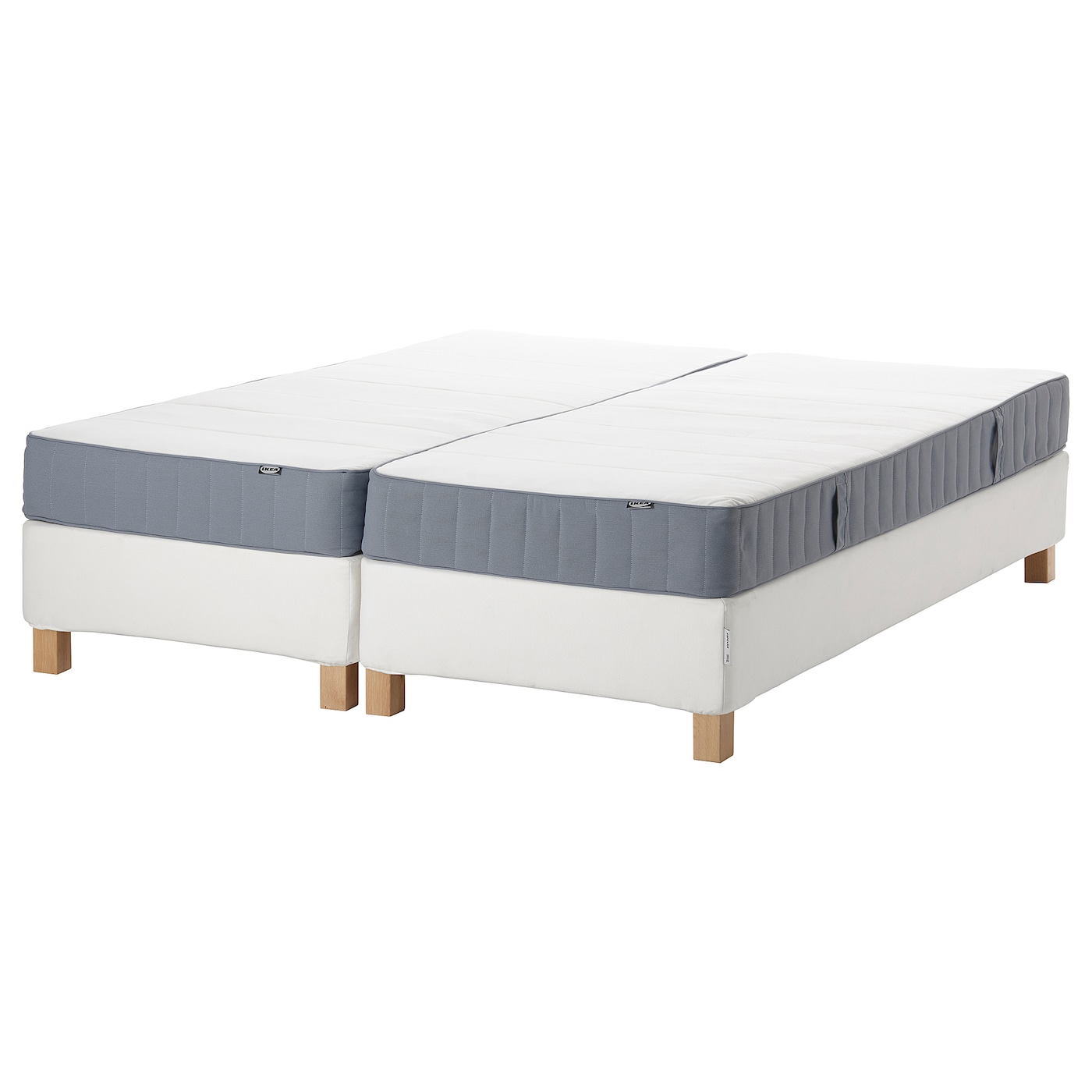 Континентальная кровать - IKEA ESPEVÄR/VESTMARKA/ESPEVAR, 200х160 см, белый, ЭСПЕВАР/ВЕСТМАРКА ИКЕА