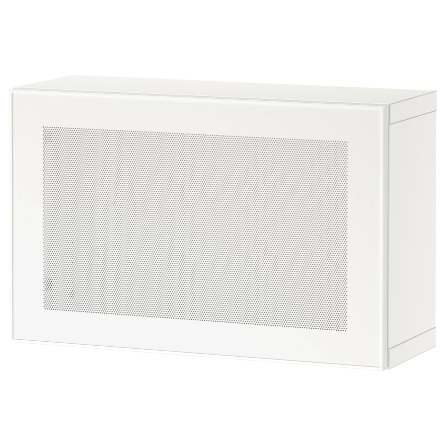 Комбинация навесного шкафа - IKEA BESTÅ/BESTA/БЕСТО ИКЕА, 38х22х60 см, белый (изображение №1)