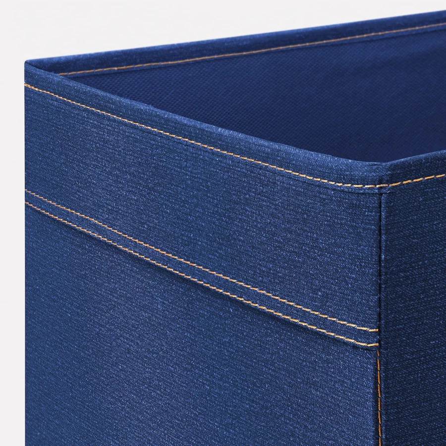 Коробка - DRÖNA/ DRОNA IKEA/ ДРЕНА ИКЕА, 33х33 см, синий (изображение №3)