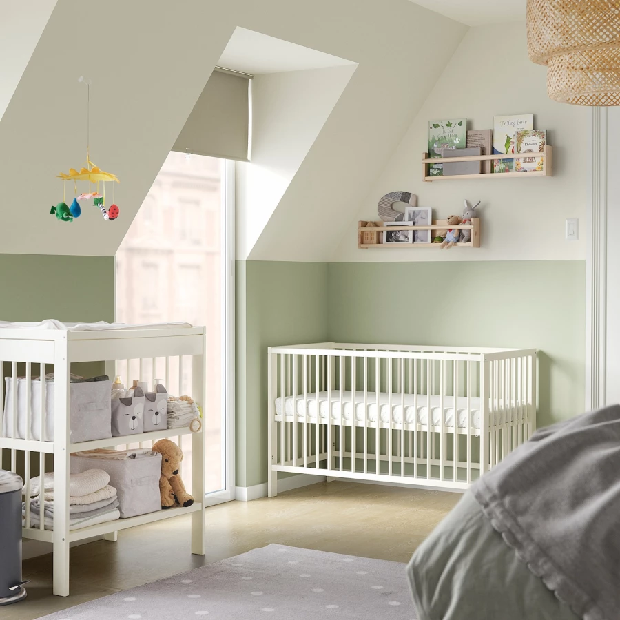 Кровать для новорожденных - IKEA GULLIVER, 60x120 см, белый, ГУЛЛИВЕР ИКЕА (изображение №5)