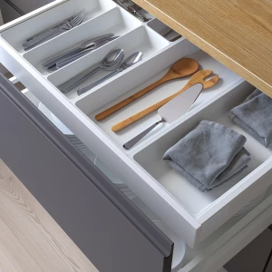 Второе фото. Поднос для столовых приборов - IKEA UPPDATERA, 72x50 см, белый, УППДАТЕРА ИКЕА