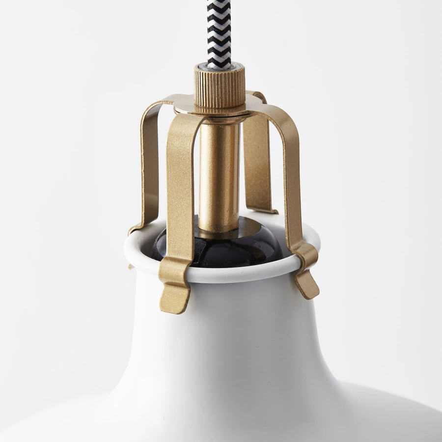Подвесной светильник - RANARP IKEA / РАНАРП ИКЕА, 23 см, белый (изображение №5)