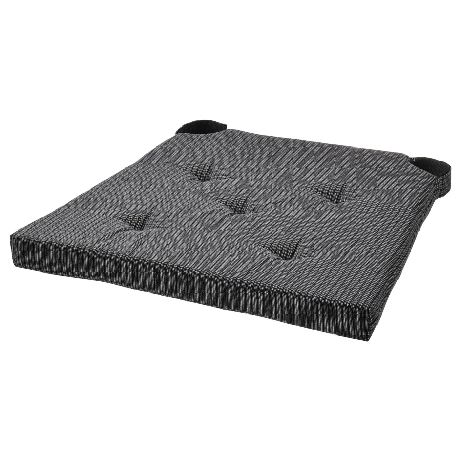 Подушка на стул - JUSTINA IKEA/ ЮСТИНА ИКЕА, 40 см, серый (изображение №1)