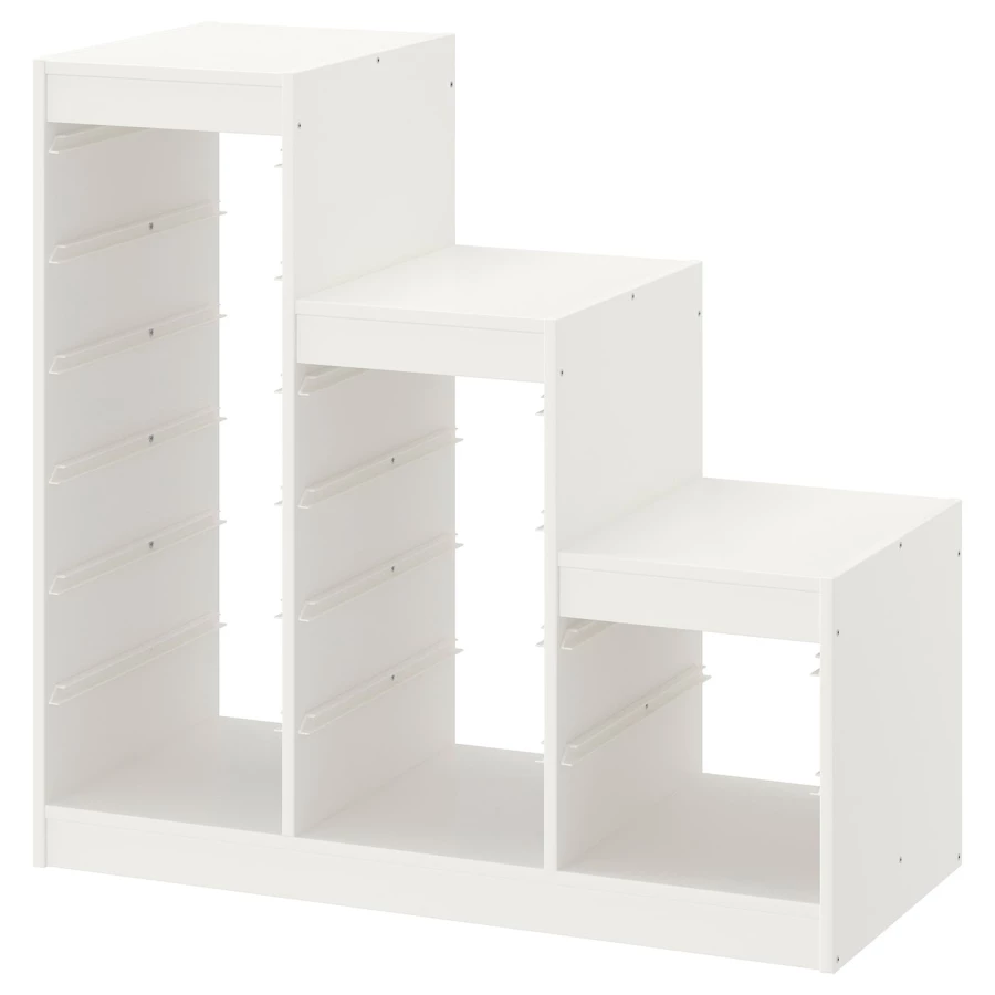 Каркас стеллажа - IKEA TROFAST, 99х44х94 см, белый, ТРУФАСТ ИКЕА (изображение №1)