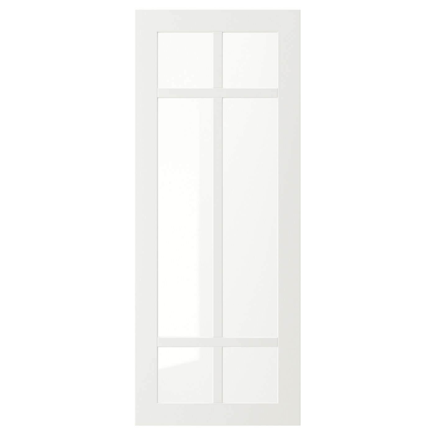 Дверца со стеклом - IKEA STENSUND, 100х40 см, белый, СТЕНСУНД ИКЕА