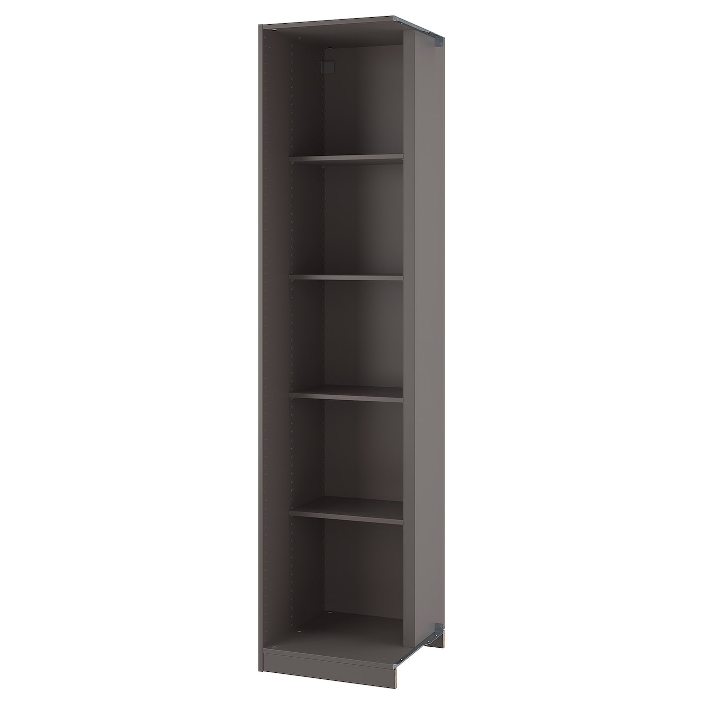 Дополнительный угловой шкаф с 4 полками - PAX  IKEA/ ПАКС ИКЕА,53x58x236 см, коричневый