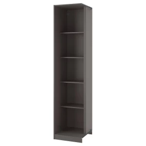 Дополнительный угловой шкаф с 4 полками - PAX IKEA/ ПАКС ИКЕА,53x58x236 см, темно-серый