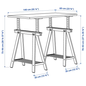 Второе фото. LAGKAPTEN / MITTBACK Письменный стол ИКЕА