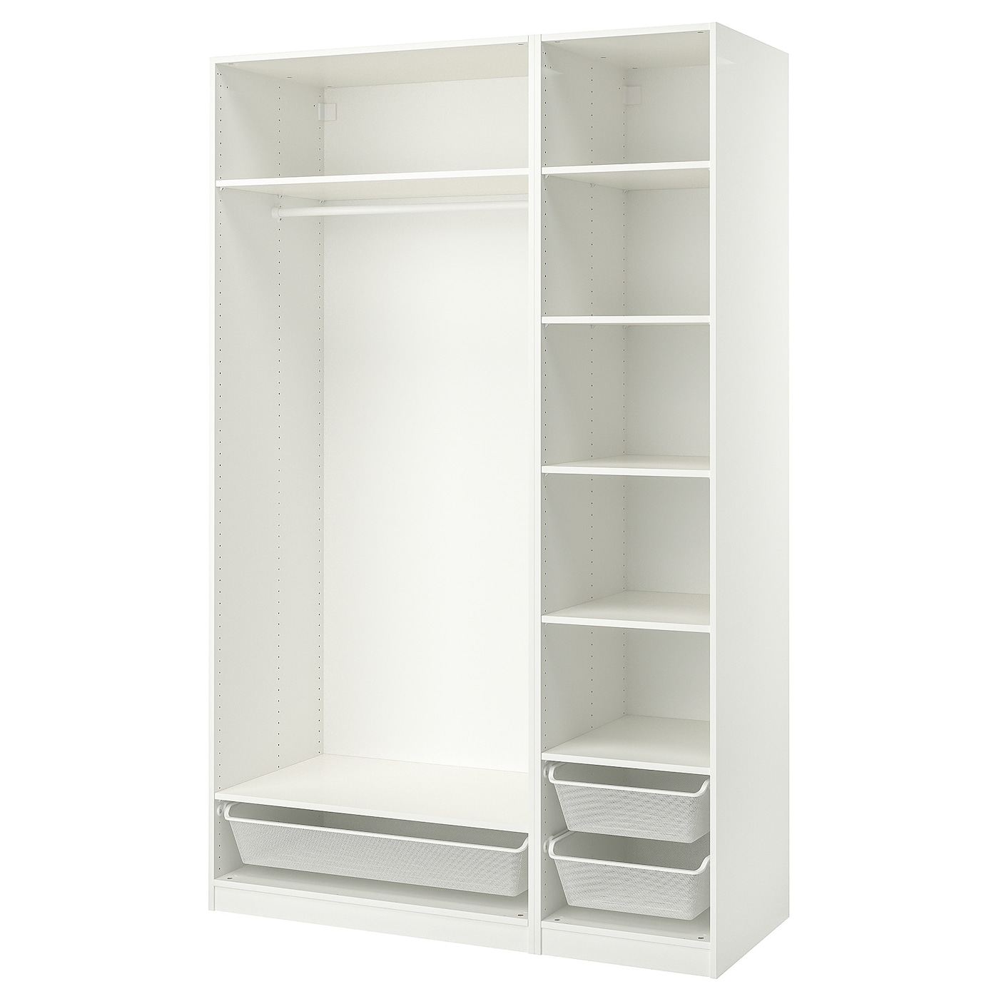 Гардероб - IKEA PAX, 150x58x236 см, белый ПАКС ИКЕА