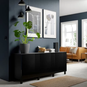 Второе фото. Ножки - IKEA STUBBARP, 10 см, черно-коричневый, СТУББАРП ИКЕА