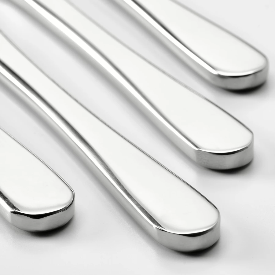 Набор столовых ножей, 4 шт. - IKEA MARTORP, нержавеющая сталь, МАРТОРП ИКЕА (изображение №2)