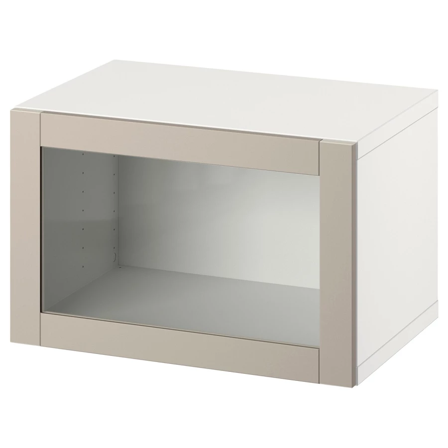 Навесной шкаф - IKEA BESTÅ/BESTA, 60x42x38 см, белый, Бесто ИКЕА (изображение №1)
