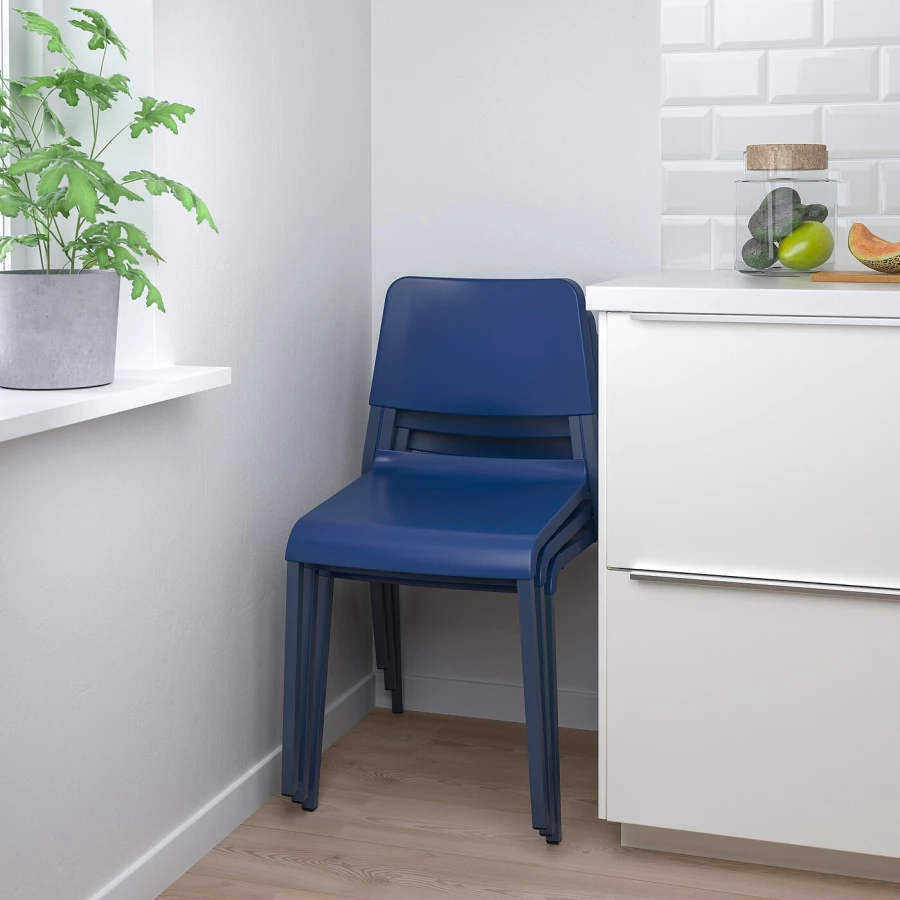 Офисный стул IKEA Пластик Белый (УНПБ-20034)