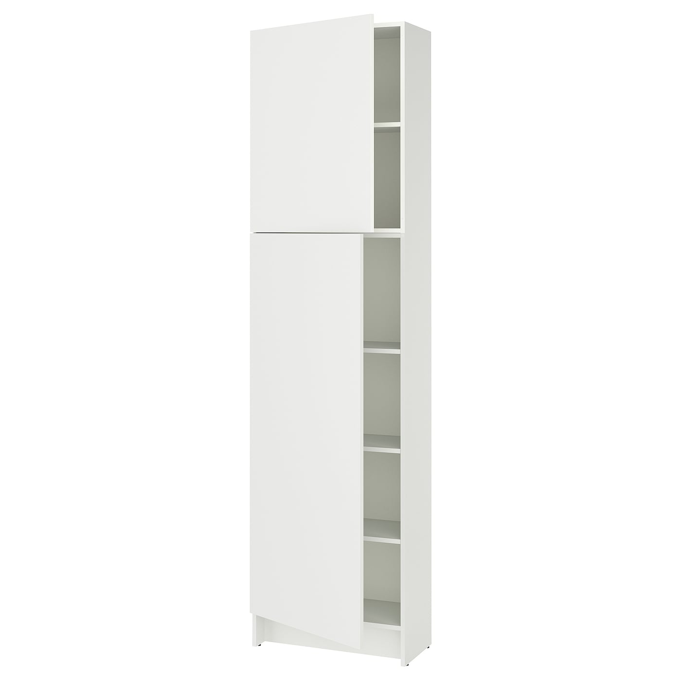Высокий напольный шкаф - IKEA KNOXHULT/ИКЕА КНОКСХУЛЬТ, 228 см х 60 см х 31 см, белый