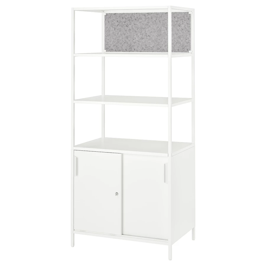 Шкаф - TROTTEN IKEA/ ТРОТТЕН ИКЕА,  180х80 см, белый (изображение №1)