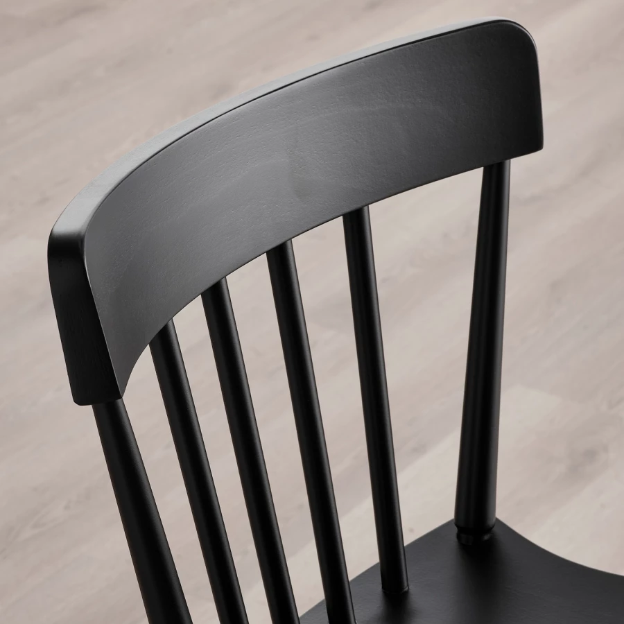 Барный стул - IKEA NORRARYD/ИКЕА НОРРАРИД,  46х47х103 см, черный (изображение №9)