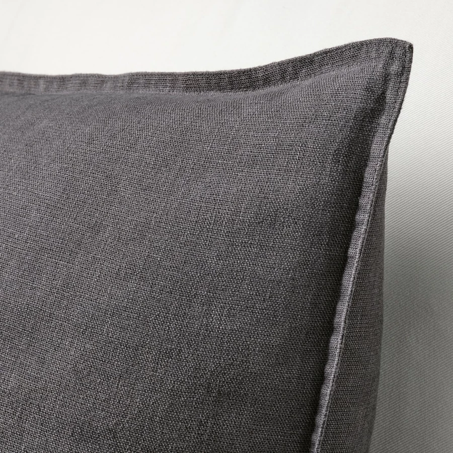 Чехол на подушку - DYTÅG /DYTАG  IKEA/ ДЮТОГ ИКЕА, 65х65 см,  темно-серый (изображение №2)