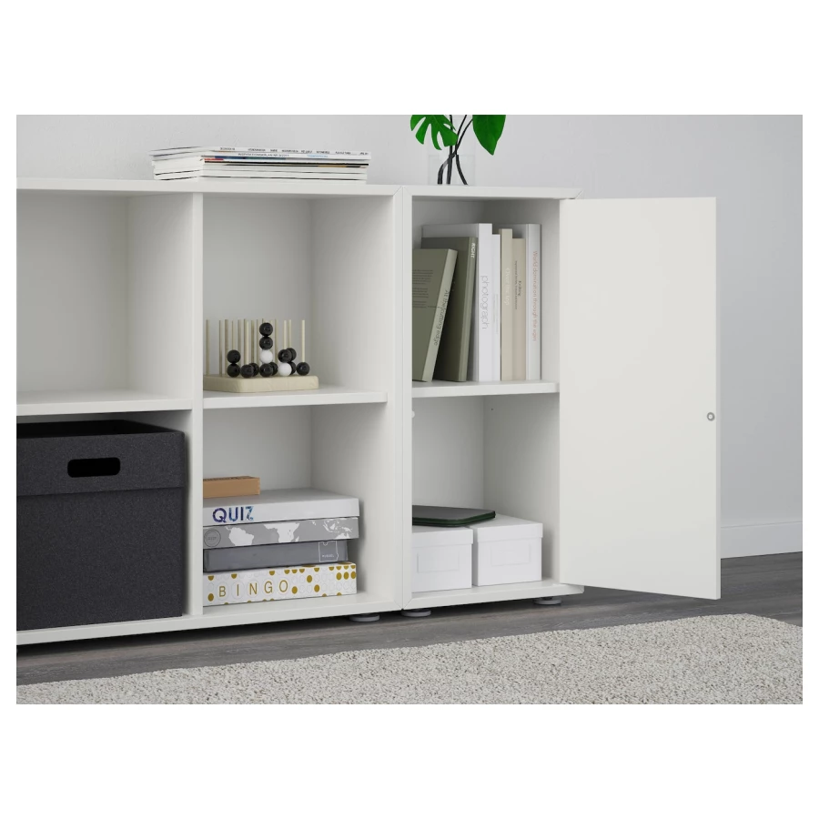 Комбинация для хранения - EKET IKEA/ЭКЕТ ИКЕА, 105x35x72, белый (изображение №3)