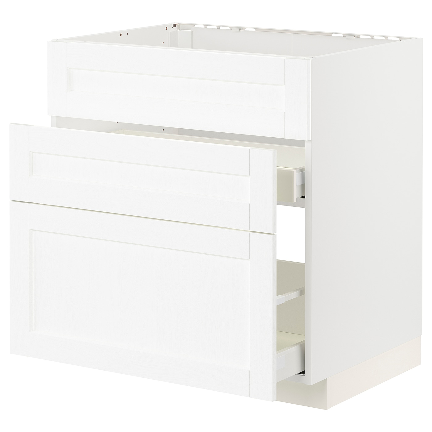 Напольный кухонный шкаф  - IKEA METOD MAXIMERA, 88x61,9x80см, белый, МЕТОД МАКСИМЕРА ИКЕА