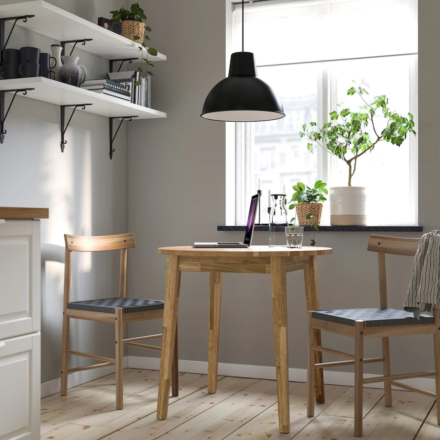 Кухонный стол - NACKANÄS IKEA/ НАККАНАС ИКЕА, 80 см, коричневый (изображение №2)