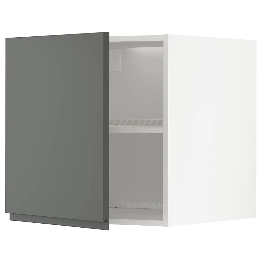 Шкаф для холодильника/морозильной камеры - METOD  IKEA/  МЕТОД ИКЕА, 60х60 см, белый/серый (изображение №1)