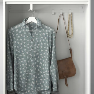 Второе фото. Штанга платяная - IKEA HJALPA/HJÄLPA, 80x40 см, белый, ХЭЛПА ИКЕА