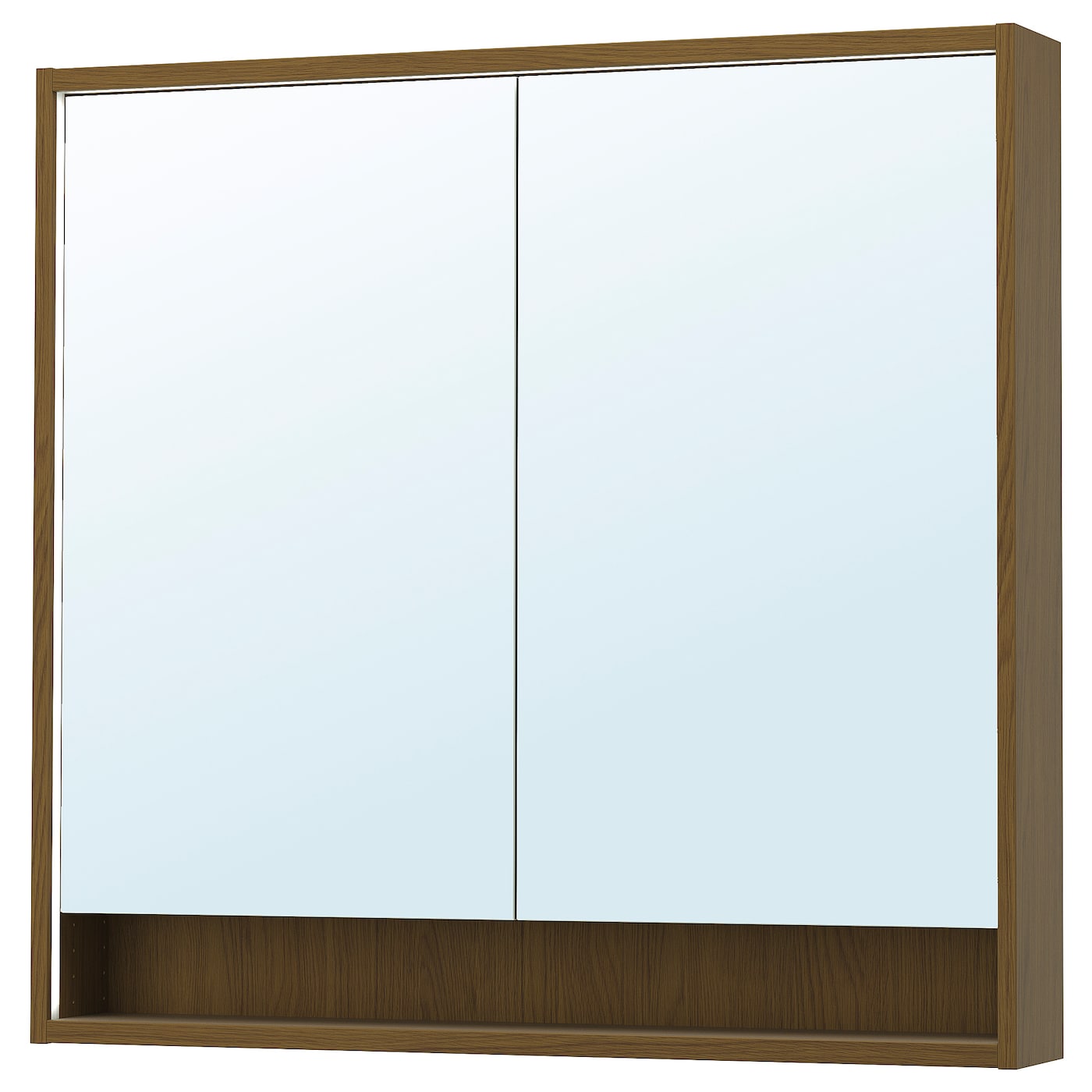 Зеркальный шкаф - FAXÄLVEN / FAXАLVEN IKEA/  ФАКСЭЛЬВЕН ИКЕА , 100х15х95 см, куоричневый