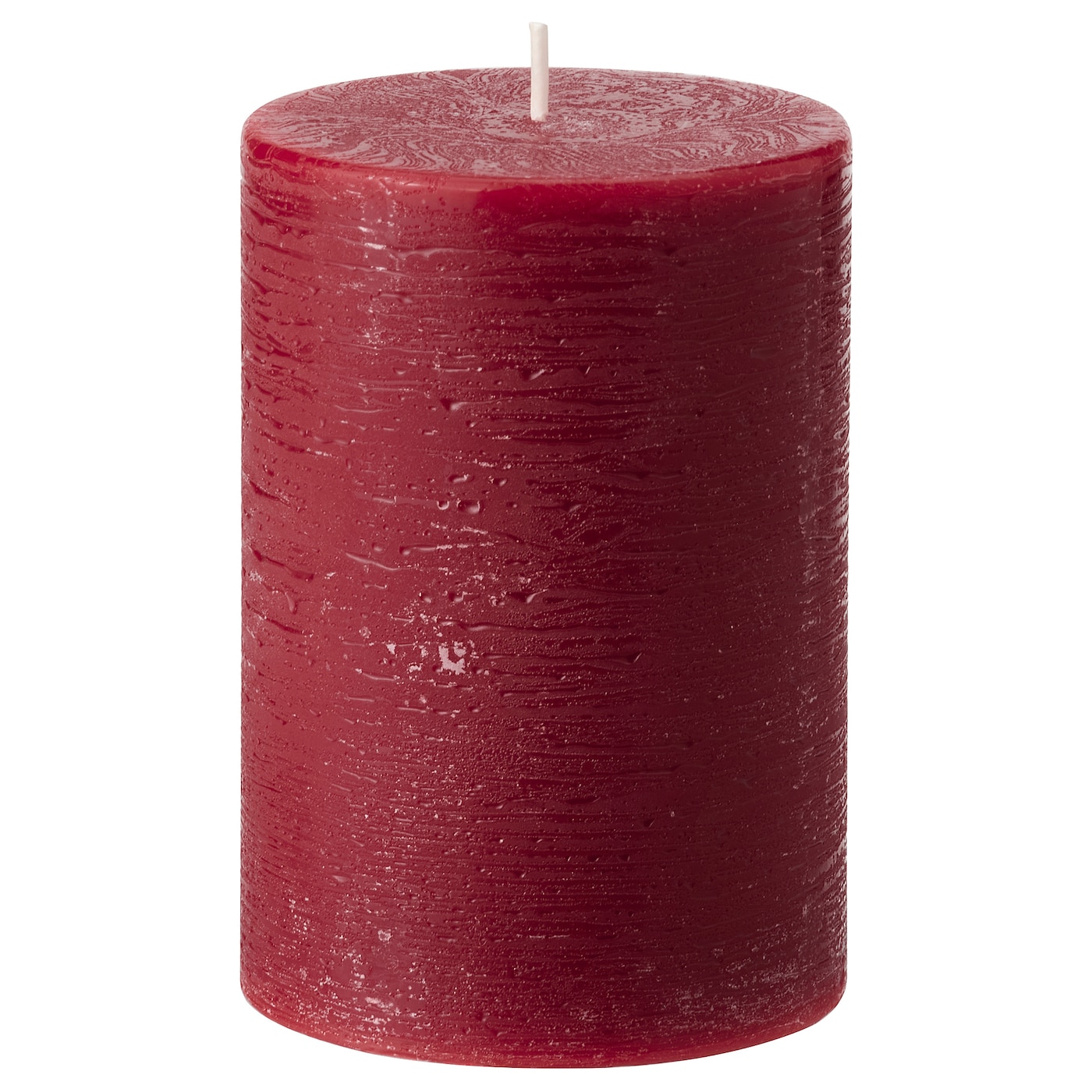 Ароматическая блочная свеча - IKEA STÖRTSKÖN/STORTSKON/СТЁРТСКОН ИКЕА, 10х7 см, красный