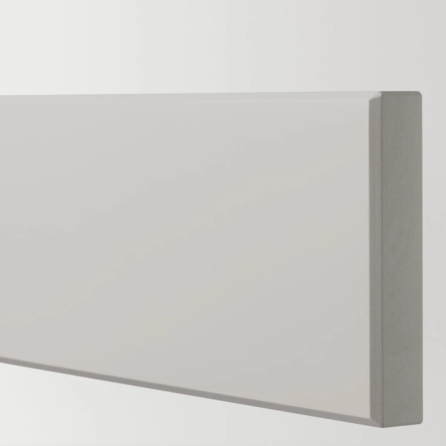 Фасад ящика, 2 шт. - IKEA LERHYTTAN, 10х60 см, светло-серый, ЛЕРХЮТТАН ИКЕА (изображение №2)