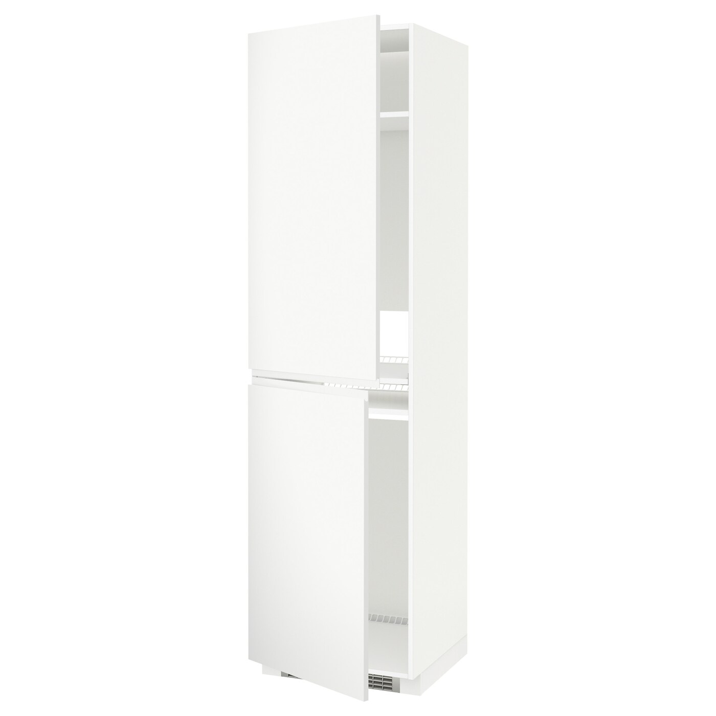 Высокий кухонный шкаф - IKEA METOD/МЕТОД ИКЕА, 220х60х60 см, белый