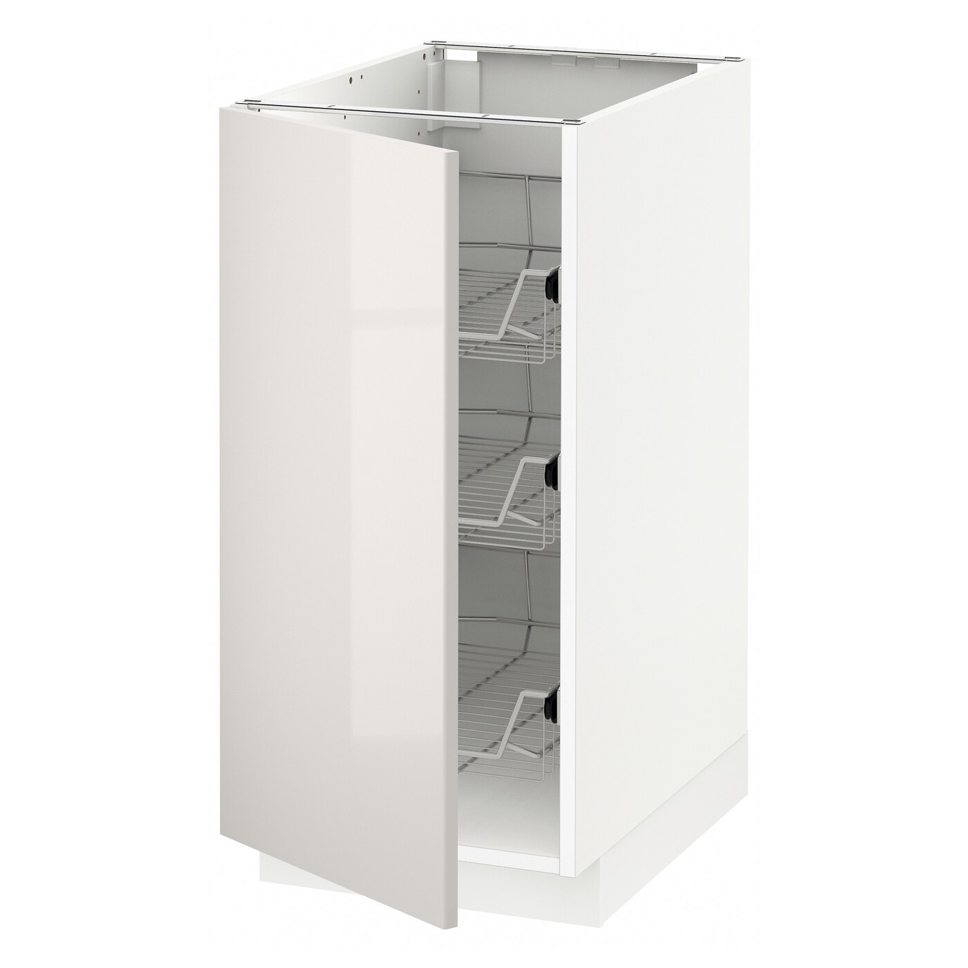 Напольный шкаф - METOD IKEA/ МЕТОД ИКЕА,  88х40 см, белый