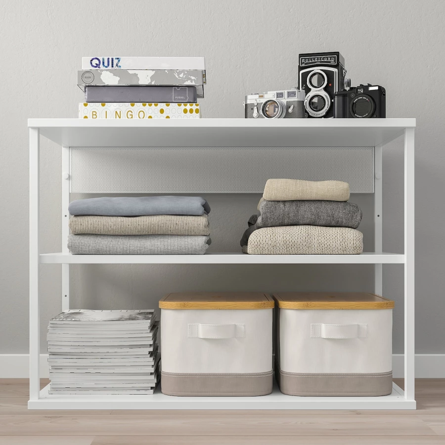 Стеллаж - IKEA PLATSA, 80х40х60 см, белый, ПЛАТСА ИКЕА (изображение №2)