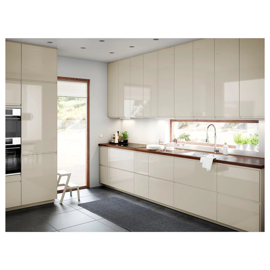 Напольный кухонный шкаф  - IKEA METOD MAXIMERA, 88x62x80см, белый/бежевый, МЕТОД МАКСИМЕРА ИКЕА (изображение №4)