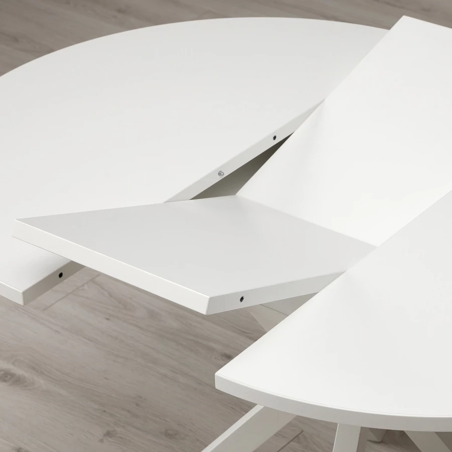 Раздвижной стол - IKEA GRANSTORP, 90х90х75 см, белый, ГРАНСТОРП ИКЕА (изображение №7)