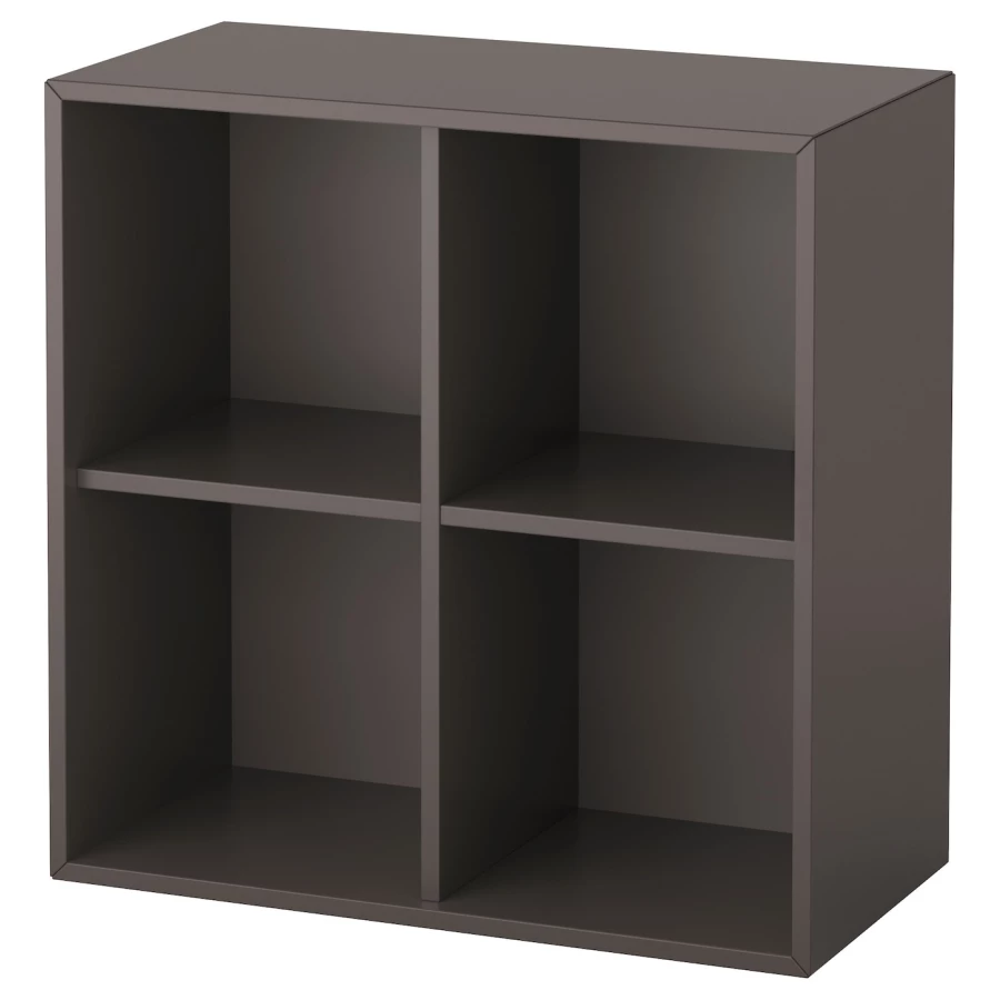 Настенный стеллаж - IKEAEKET, 70x35x70 см, темно-серый, ЭКЕТ ИКЕА (изображение №1)