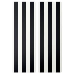 Дверь- SMÅSTAD ИКЕА/СМОСТАД ИКЕА, черно-белый,30х90 см