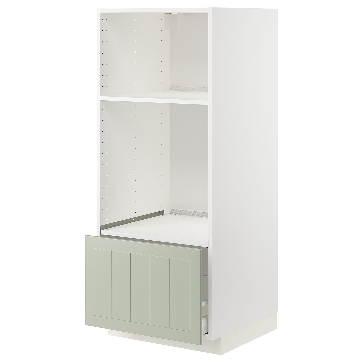 Напольный шкаф  - IKEA METOD MAXIMERA, 148x61,9x60см, белый/светло-зеленый, МЕТОД МАКСИМЕРА ИКЕА