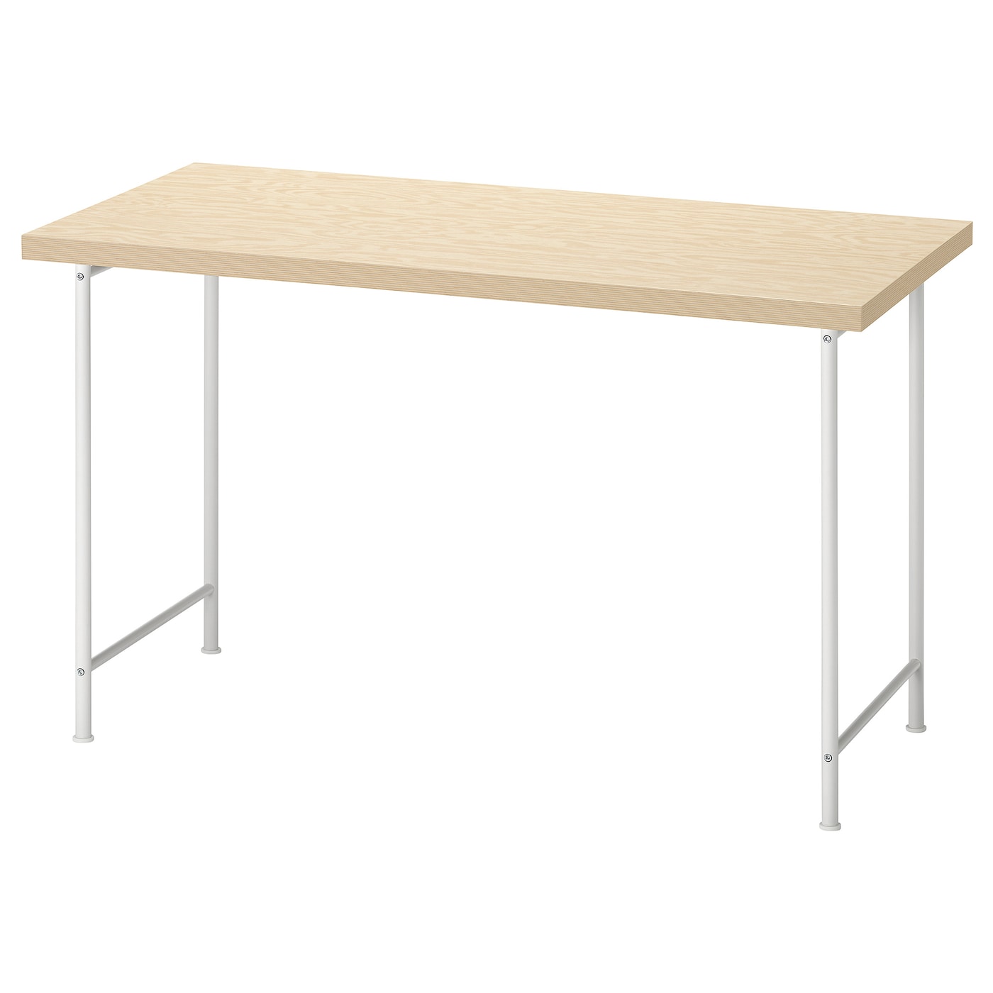 Письменный стол - IKEA MITTCIRKEL /SPÄND, 120х60 см, белый/под беленый дуб, МИТТКЕРКЕЛ/СПЭНД ИКЕА