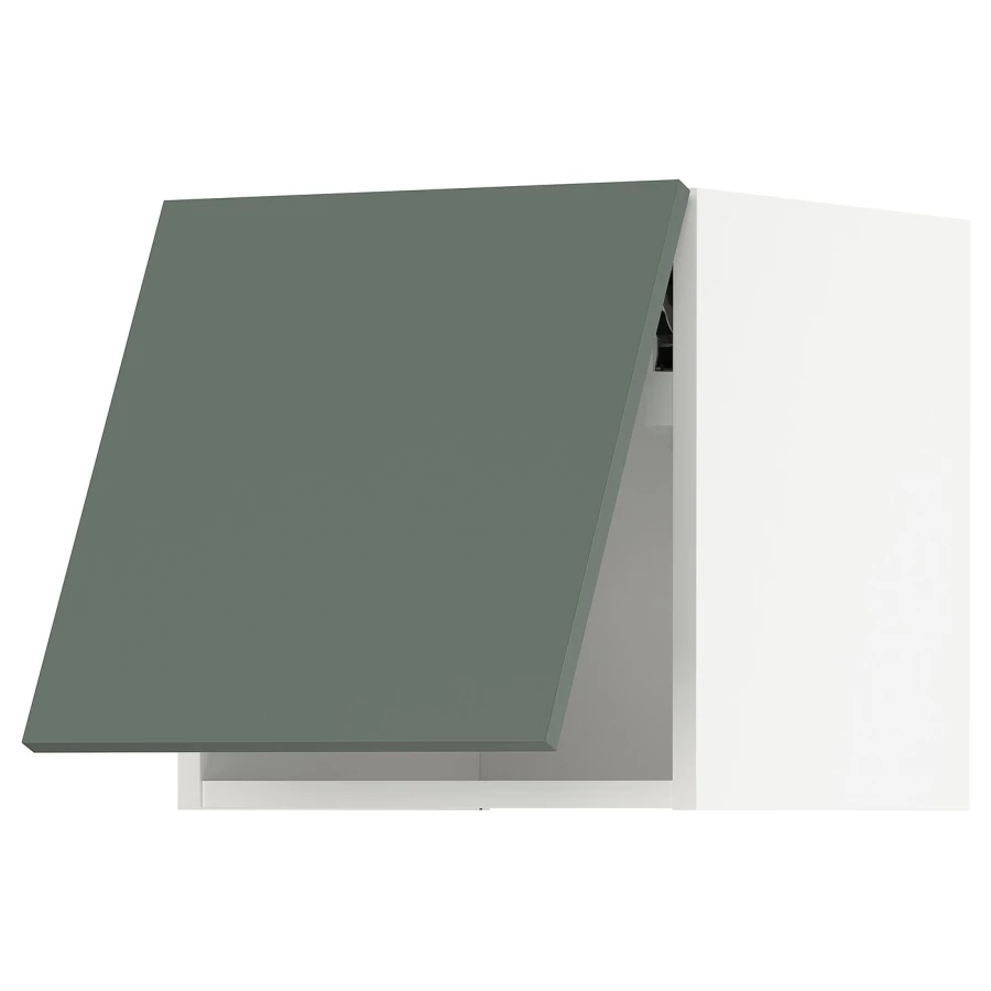 Навесной шкаф - METOD IKEA/ МЕТОД ИКЕА, 40х40 см, белый/темно-зеленый (изображение №1)