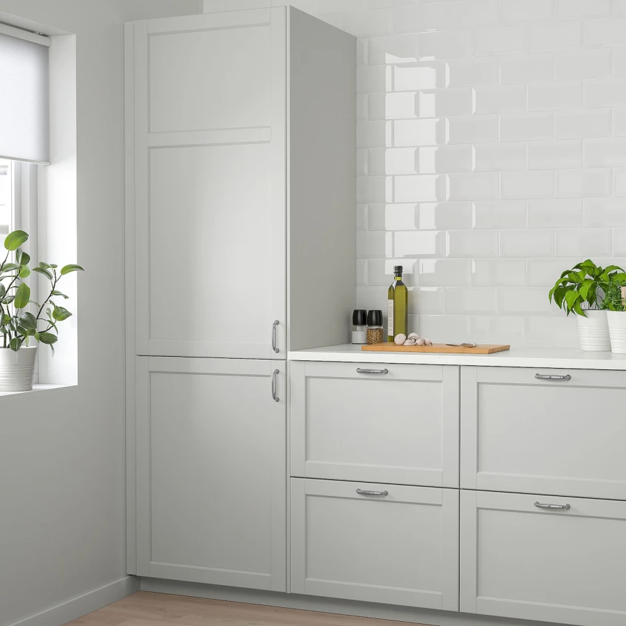 Передняя панель для посудомоечной машины - UPPLÖV /UPPLОV  IKEA/ УППЛЁВ  ИКЕА, 45х80 см, серый (изображение №4)