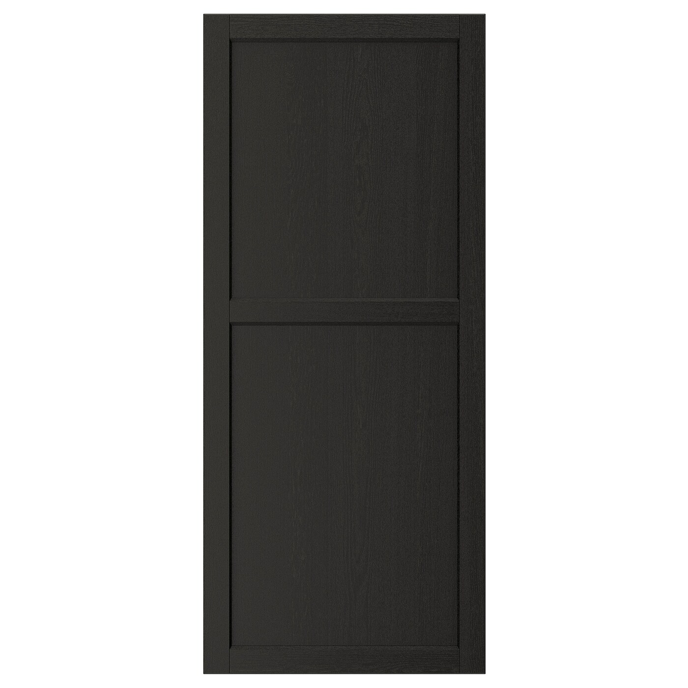 Дверца - IKEA LERHYTTAN, 140х60 см, черный, ЛЕРХЮТТАН ИКЕА