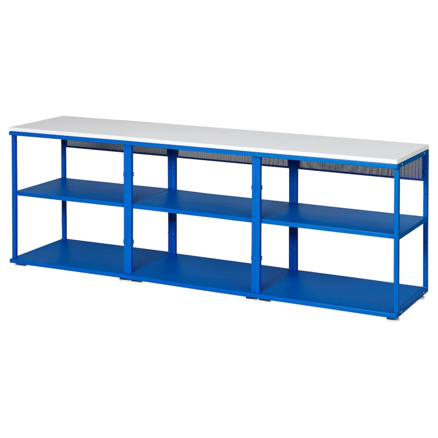 Стеллаж - IKEA PLATSA, 180х42х63 см, синий, ПЛАТСА ИКЕА (изображение №1)